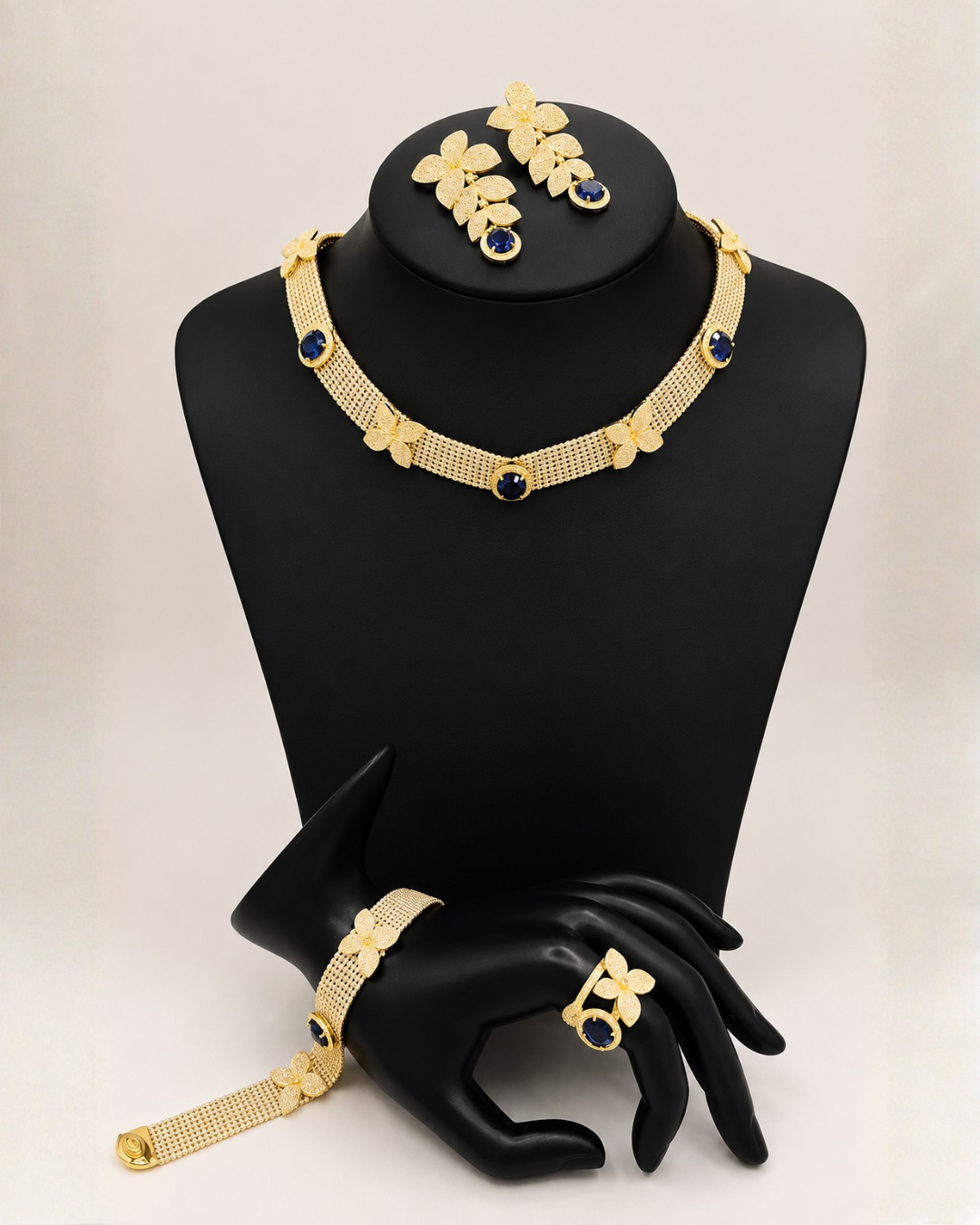 18K YELLOW GOLD SET